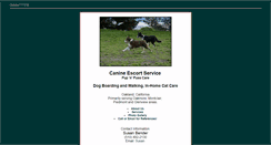 Desktop Screenshot of k9escort.com